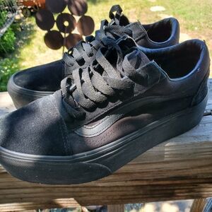 Vans, Size 7.5 Women's, Black